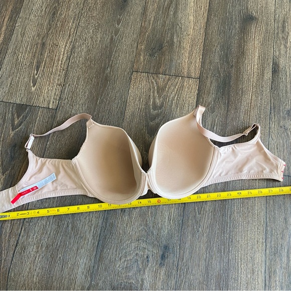 * SOLD * Spanx underwire padded nude lace bra size 36G shaping - Picture 9 of 9